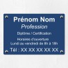 Plaque personnalisée économique en PVC 30x20cm｜Plaque professionnelle