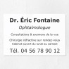 Plaque personnalisée en plexiglas 30x20cm｜Plaque professionnelle
