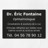 Plaque personnalisée en plexiglas 30x20cm｜Plaque professionnelle