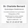 Plaque professionnelle en plexiglas gravé 40x30cm