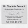 Plaque professionnelle en plexiglas gravé 40x30cm