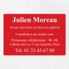Plaque personnalisée en aluminium 30x20cm｜Plaque professionnelle