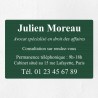 Plaque personnalisée en aluminium 30x20cm｜Plaque professionnelle