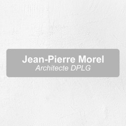 Plaque professionnelle économique en PVC gravoply 20x5cm