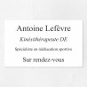 Plaque professionnelle économique en PVC gravoply 25x15cm