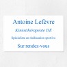 Plaque professionnelle économique en PVC gravoply 25x15cm