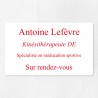 Plaque professionnelle économique en PVC gravoply 25x15cm