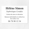 Plaque personnalisée économique en PVC 30x20cm｜Plaque professionnelle