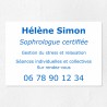 Plaque personnalisée économique en PVC 30x20cm｜Plaque professionnelle