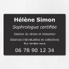 Plaque personnalisée économique en PVC 30x20cm｜Plaque professionnelle
