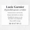 Plaque professionnelle économique en PVC gravoply 40x30cm