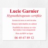 Plaque professionnelle économique en PVC gravoply 40x30cm