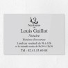 Plaque gravée pour notaire en plexiglas 30x20cm