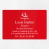 Plaque gravée pour notaire en plexiglas 30x20cm