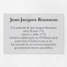 Plaque commémorative en plexiglas gravé 30x20cm