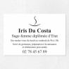 Plaque sage-femme économique en PVC gravoply 30x20cm