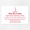 Plaque sage-femme économique en PVC gravoply 30x20cm