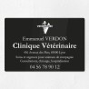 Plaque vétérinaire en plexiglas gravé 30x20cm