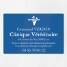 Plaque vétérinaire en plexiglas gravé 30x20cm