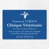 Plaque vétérinaire en aluminium 30x20cm