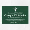 Plaque vétérinaire en aluminium 30x20cm
