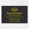 Plaque sophrologue économique en PVC gravoply 30x20cm