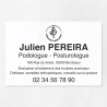 Plaque podologue en plexiglas gravé 30x20cm