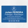 Plaque podologue en plexiglas gravé 30x20cm