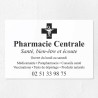 Plaque pharmacie en plexiglas gravé 30x20cm