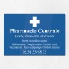 Plaque pharmacie en plexiglas gravé 30x20cm