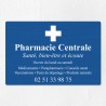 Plaque pharmacie en aluminium 30x20cm