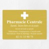 Plaque pharmacie en aluminium 30x20cm