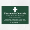 Plaque pharmacie en aluminium 30x20cm