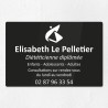 Plaque diététicienne en plexiglas gravé 30x20cm