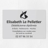 Plaque diététicienne en plexiglas gravé 30x20cm