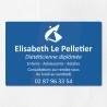 Plaque diététicienne en plexiglas gravé 30x20cm