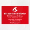 Plaque diététicienne en plexiglas gravé 30x20cm