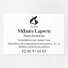 Plaque nutritionniste en plexiglas gravé 30x20cm