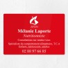 Plaque nutritionniste en plexiglas gravé 30x20cm