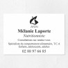 Plaque nutritionniste économique en PVC gravoply 30x20cm