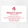 Plaque nutritionniste économique en PVC gravoply 30x20cm