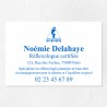 Plaque réflexologue économique en PVC gravoply 30x20cm