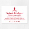 Plaque réflexologue économique en PVC gravoply 30x20cm