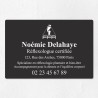 Plaque réflexologue économique en PVC gravoply 30x20cm