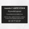 Plaque hypnothérapeute en plexiglas gravé 30x20cm