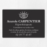 Plaque hypnothérapeute économique en PVC gravoply 30x20cm