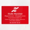 Plaque magnétiseur en plexiglas gravé 30x20cm
