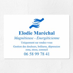 Plaque magnétiseur économique en PVC gravoply 30x20cm