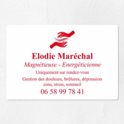 Plaque magnétiseur économique en PVC gravoply 30x20cm