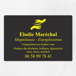 Plaque magnétiseur économique en PVC gravoply 30x20cm